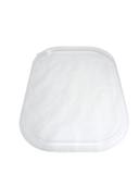 World Centric Ingeo Compostable Unbleached Plant Fiber Tray Lid Only, 8 x 6 inch -- 400 per case.
