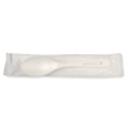 World Centric Corn Starch Individually Wrapped Soup Spoon -- 750 per case.
