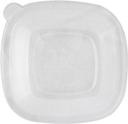 World Centric Compostable Ingeo Square Bowl Lid, 50 count per pack -- 8 per case.