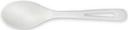 World Centric TPLA Compostable Medium Ribbed Spoon, 6 inch -- 1000 per case.