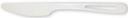 World Centric TPLA Compostable Medium Ribbed Knife, 6.7 inch -- 1000 per case.