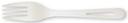 World Centric TPLA Compostable Medium Ribbed Fork, 6.3 inch -- 1000 per case.