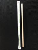 World Centric Ingeo Compostable Wrapped Paper Straw, 8 inch -- 6000 per case.