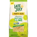 Late July Organic Sea Salt Lime Tortilla Chips - Party Size, 14.75 Ounce -- 9 per case