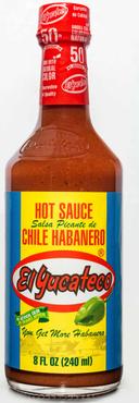 El Yucateco Red Habanero Hot Sauce, 8 Fluid Ounce -- 12 per case