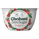 Chobani Zero Sugar Strawberry Flavor Yogurt, 5.3 Ounce -- 12 per case