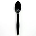 Empress Heavy Weight Polystyrene Black Teaspoon -- 1000 per case.