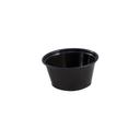 Empress Black Plastic Portion Cup, 3.25 Ounce Capacity -- 2500 per case.