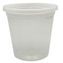 Empress Clear Heavy Duty Polypropylene Deli Container - Combo Pack -- 240 per case.