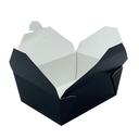 Empress Black Number3 Folded Takeout Box, 7.75 x 5.5 x 2.5 inch -- 200 per case.