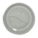 Empress 80 mm White Polystyrene Travel Lid for 8 Ounce Paper Hot Cup -- 1000 per case.