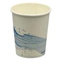 Empress Cool Wave Stock Print Paper Cold Cup, 5 Ounce Capacity -- 2500 per case.