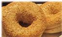 Burry Foodservice Thaw and Sell Sliced Sesame Seed Bagel, 4 Ounce -- 36 per case.