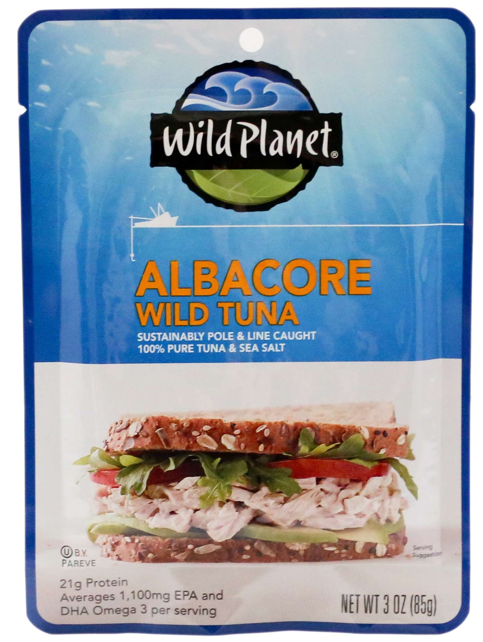 Wild Planet Albacore Tuna, 3 Ounce Pouch -- 24 per case