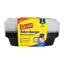 Cube Packaging Polyethylene Terephthalate Black Base Container, 28 Ounce -- 300 per case