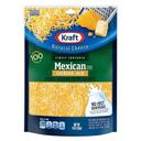 Kraft Mexican Style Finely Shredded Cheddar Monterey Jack Cheese, 8 Ounce -- 12 per case