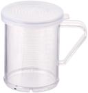 Winco Polycarbonate Dredge Set with 3 Clear Snap On Lid, 10 Ounce -- 48 set per case
