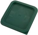 Winco Polyethylene Green Cover for Square Storage Container -- 12 per case