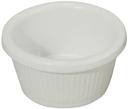 Winco White Fluted Ramekin, 2 Ounce -- 96 per case
