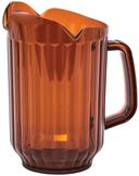 Winco Polycarbonate Amber Three Spout Pitcher, 60 Ounce -- 12 per case