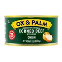 Ox and Palm Onion Flavored Chunky Style Corned Beef, 11.5 Ounce Can -- 12 per case