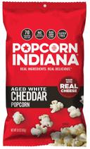 Popcorn Indiana Aged Wisconsin White Cheddar Crispy Popcorn, 3.5 Ounce -- 6 per case.