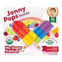 JonnyPops Organic Minis No Sugar Added Color Burst Pops, 10 count - 6 per case