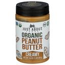 Just About Foods Organic Creamy Peanut Butter, 16 Ounce -- 6 per case