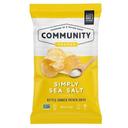 Community Snacks Simply Sea Salt Kettle Cooked Potato Chips, 5 Ounce -- 12 per case