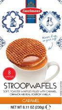 Daelmans Dutch Caramel Wafer - Hex Box, 8.1 Ounce -- 9 per case.