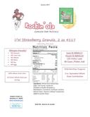 Rockinola Strawberry Granola Snack, 56 Gram -- 125 per case.