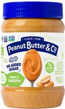 Peanut Butter and Co Simply Smooth All Natural Peanut Butter Spread, 16 Ounce Jar -- 6 per case.