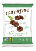 Homefree Gluten Free Chocolate Mint Mini Cookies, 0.95 Ounce Bag -- 30 per case