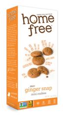 Homefree Gluten Free Ginger Mini Cookies, 5 Ounce Box -- 6 per case.