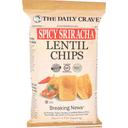 The Daily Crave Spicy Sriracha Lentil Chips, 4.25 Ounce -- 8 per case