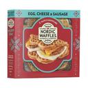 Nordic Waffles Sausage Egg and Cheese Waffle Sandwich, 11.36 Ounce -- 12 per case