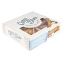 Cotton Blues Pre-Sliced Sea-Salted Caramel Swirl Cheesecake, 10 count - 3 per case
