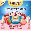 Natures Premium Strawberry Cheesecake Dessert Pearls, 2.3 Ounce - 32 per case