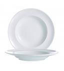 Arcoroc Vintage Extra Strong Porcelain Soup Plate, 9 1/2 inch -- 12 per case.