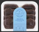 Simple Joys Bakery Iced Double Chocolate Sliced Cake, 14 Ounce -- 10 per case