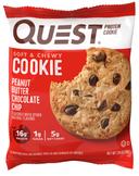 Quest Peanut Butter Chocolate Chip Protein Cookie, 2.04 Ounce -- 72 per case.