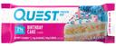 Quest Birthday Cake Protein Bar - Floorstand -- 72 per case