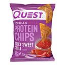 Quest Spicy Sweet Chili Tortilla Style Protein Chips, 1.1 Ounce -- 8 per case