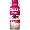 Quest Nutrition High Protein Strawberry Milkshake, 14 Fluid Ounce -- 12 per case