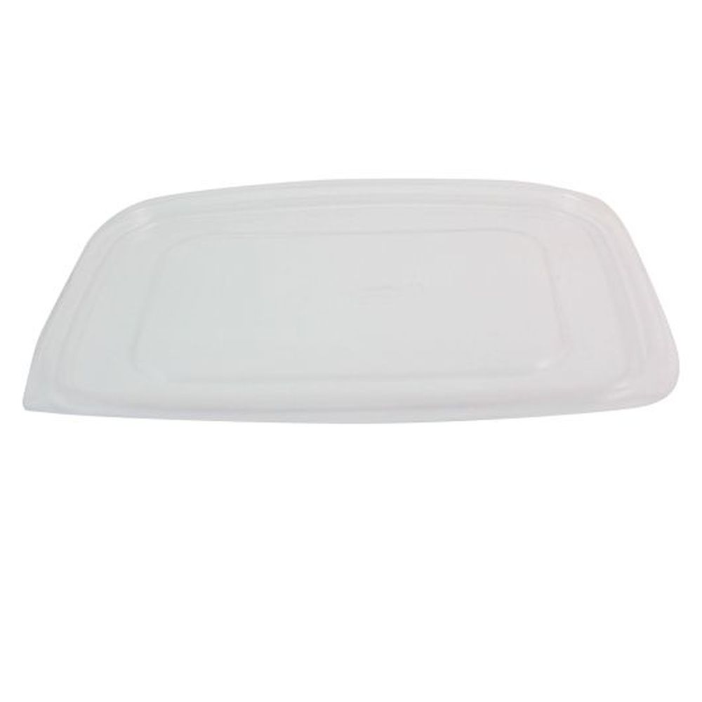 World Centric Rectangle Compostable Container Lid Only, 50 count - 8 per case