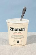 Chobani Greek Yogurt 4 Percent Whole Fat Plain, 32 Ounce -- 6 per case.