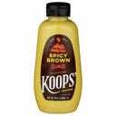 Koops Spicy Brown Mustard, 12 Ounce -- 12 per case