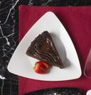 Yoshi Ware Emi White Triangle Dessert Plate - 10 per pack -- 12 packs per case.
