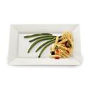 Rectangle White Lunch Plate, 9 inch -- 120 per case.