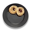 Majestic Black Dessert Plate, 6 inch -- 120 per case.